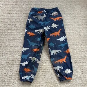 Dinosaur Print color changing Rain Pants